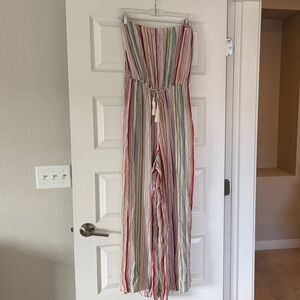 Elan Multicolor Striped Jumpsuit